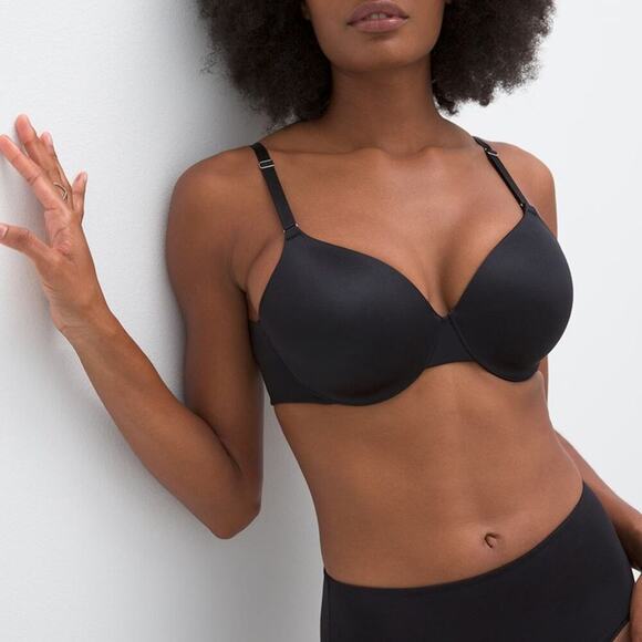Soma Full Coverage Vanishing Back Bra In Black NWT - Picture 1 of 5